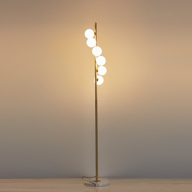 6X marble base floor lamp - SHAGHAF HOME