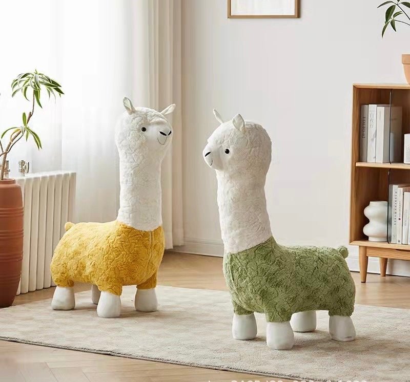 Alpaca design kids stool - SHAGHAF HOME