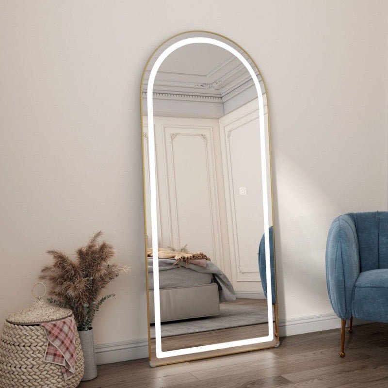 Aluminum frame LED luxury Mirror - SHAGHAF HOME