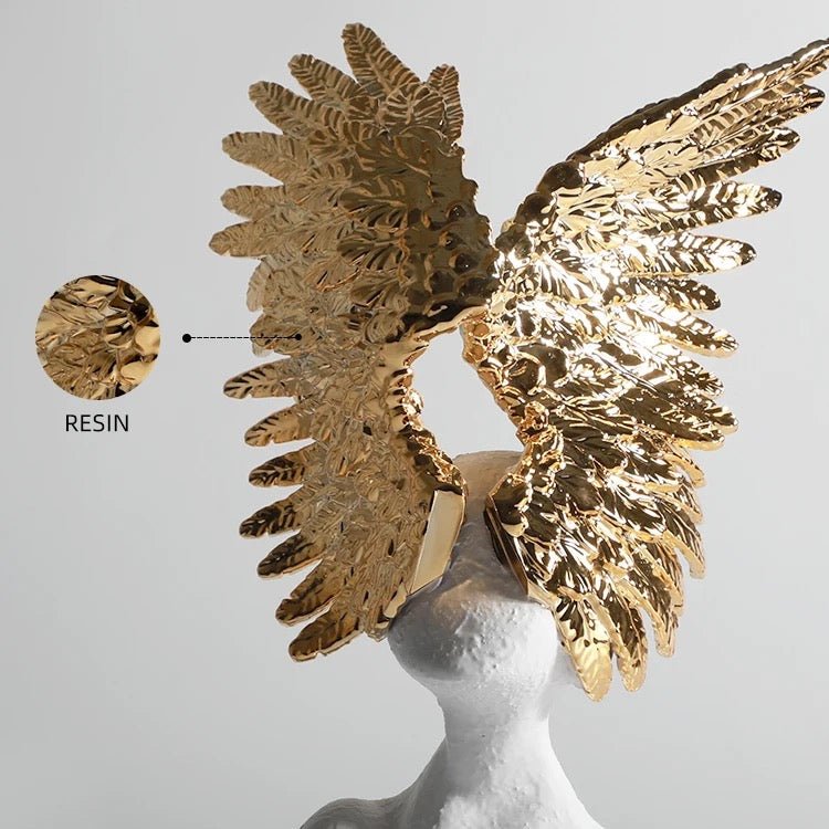 Angle Wings sculpture - SHAGHAF HOME