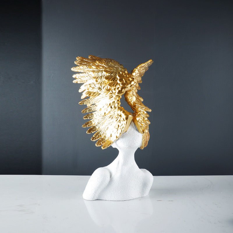 Angle Wings sculpture - SHAGHAF HOME