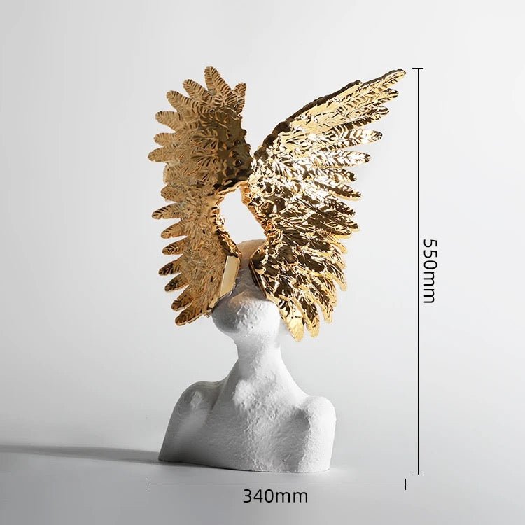 Angle Wings sculpture - SHAGHAF HOME