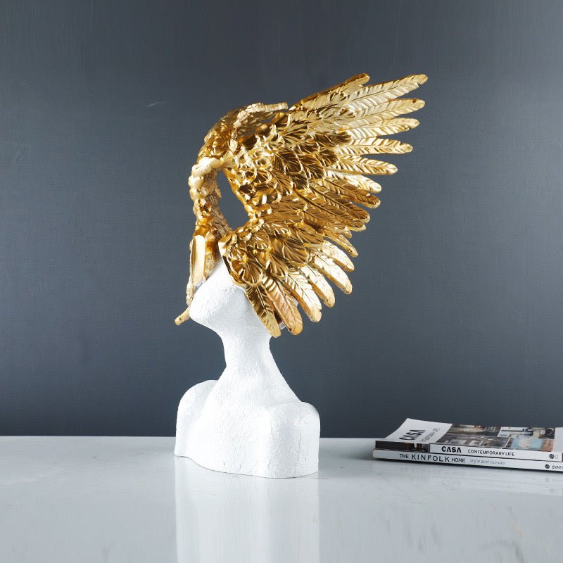 Angle Wings sculpture - SHAGHAF HOME