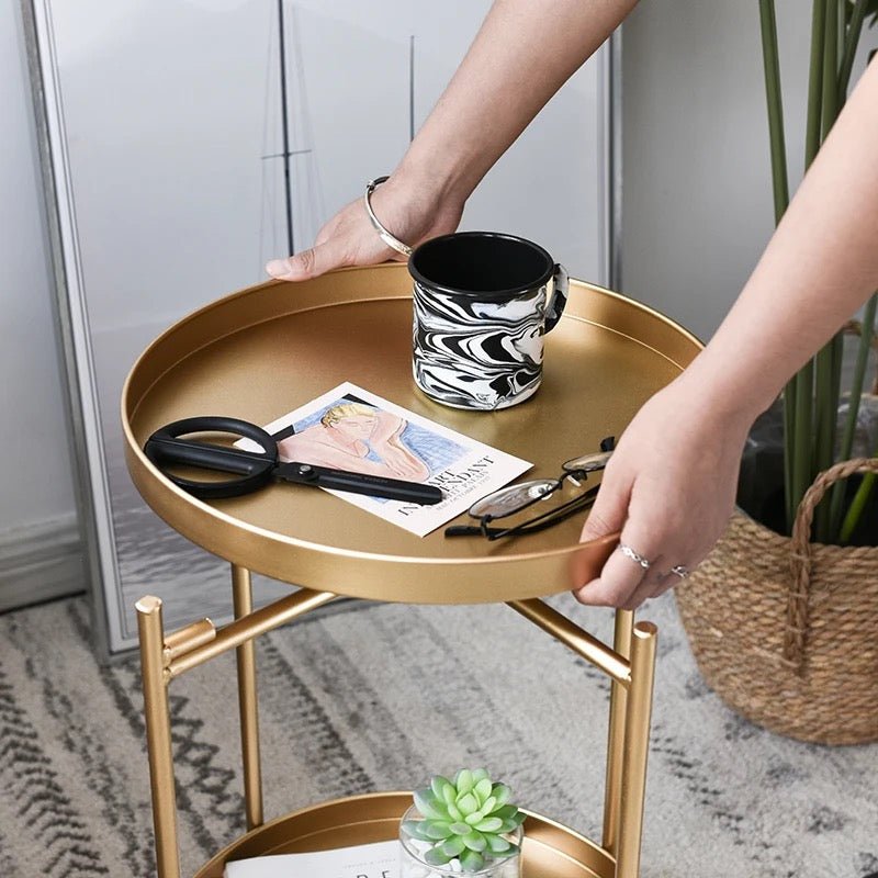 ANTI RUST METAL SIDE TABLE - SHAGHAF HOME