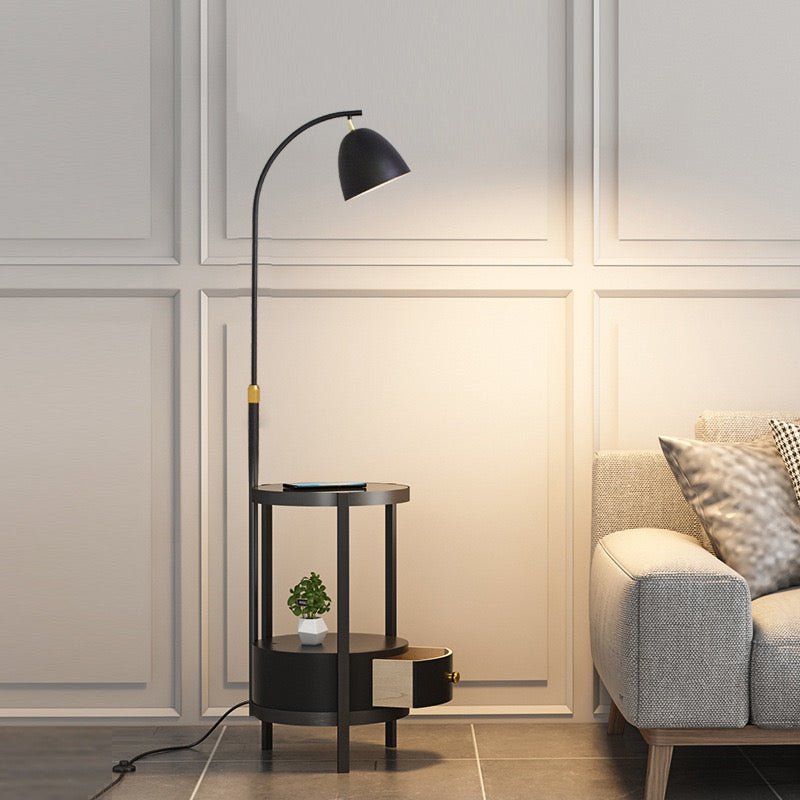 Baracela black floor lamp - SHAGHAF HOME