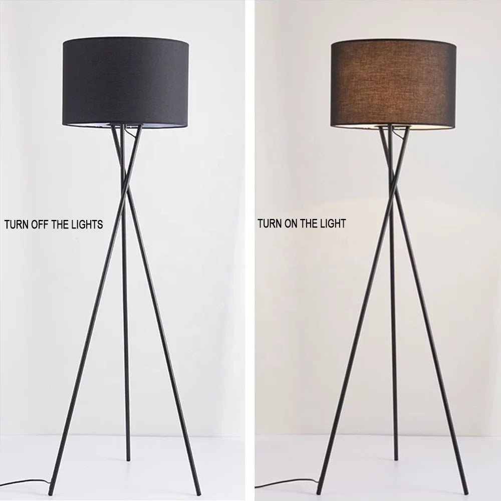 Black Fabric lampshade (ST02-4) - SHAGHAF HOME