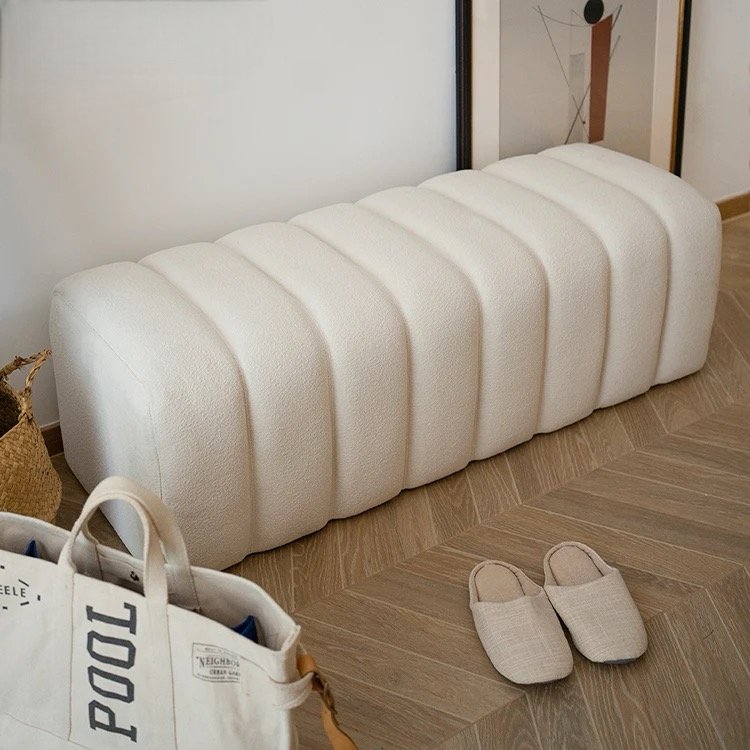 Boucle studio Bench - SHAGHAF HOME