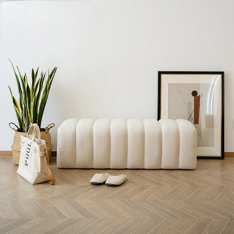 Boucle studio Bench - SHAGHAF HOME
