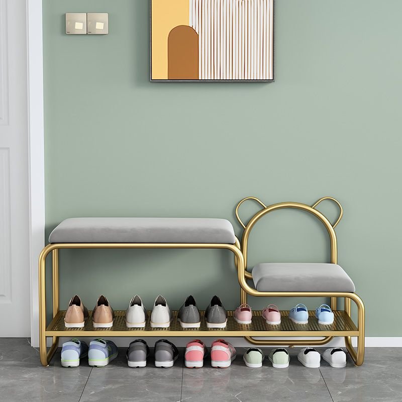 Bunor footstool with shoes shelf - SHAGHAF HOME