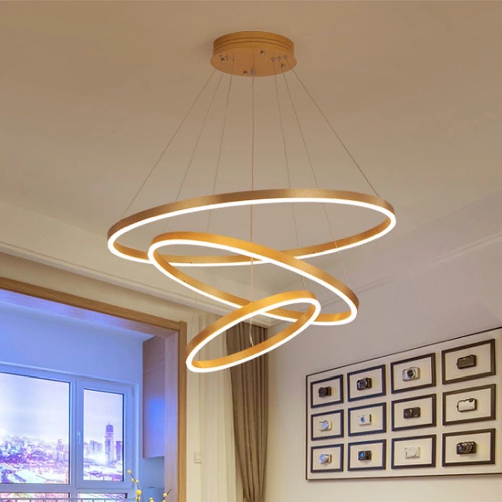 Cc modern LED chandelier - SHAGHAF HOME