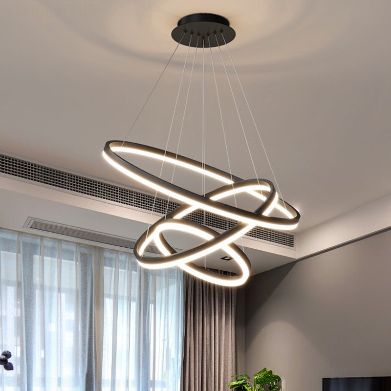 Cc modern LED chandelier - SHAGHAF HOME