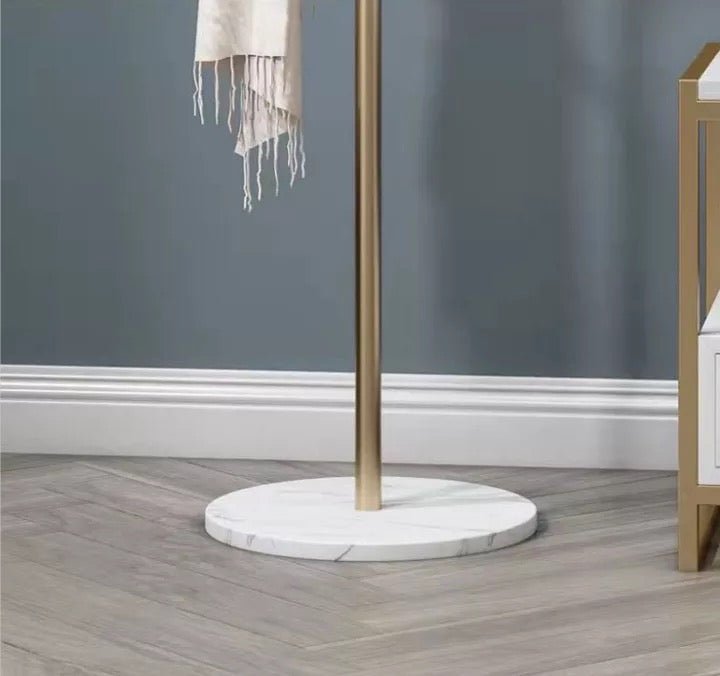 Clothes hanger with marble base - SHAGHAF HOME