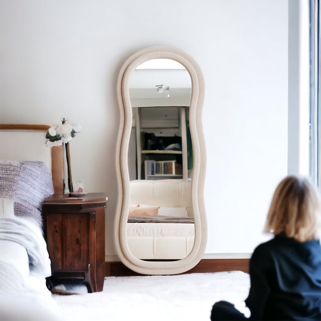 Curvy squiggle full length mirror - SHAGHAF HOME