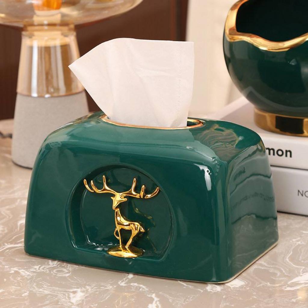 Deer tissue box - SHAGHAF HOME