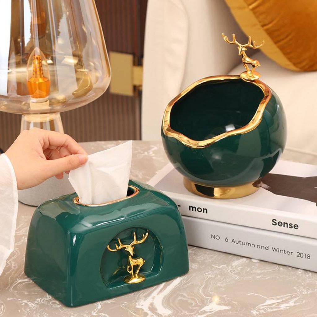 Deer tissue box - SHAGHAF HOME