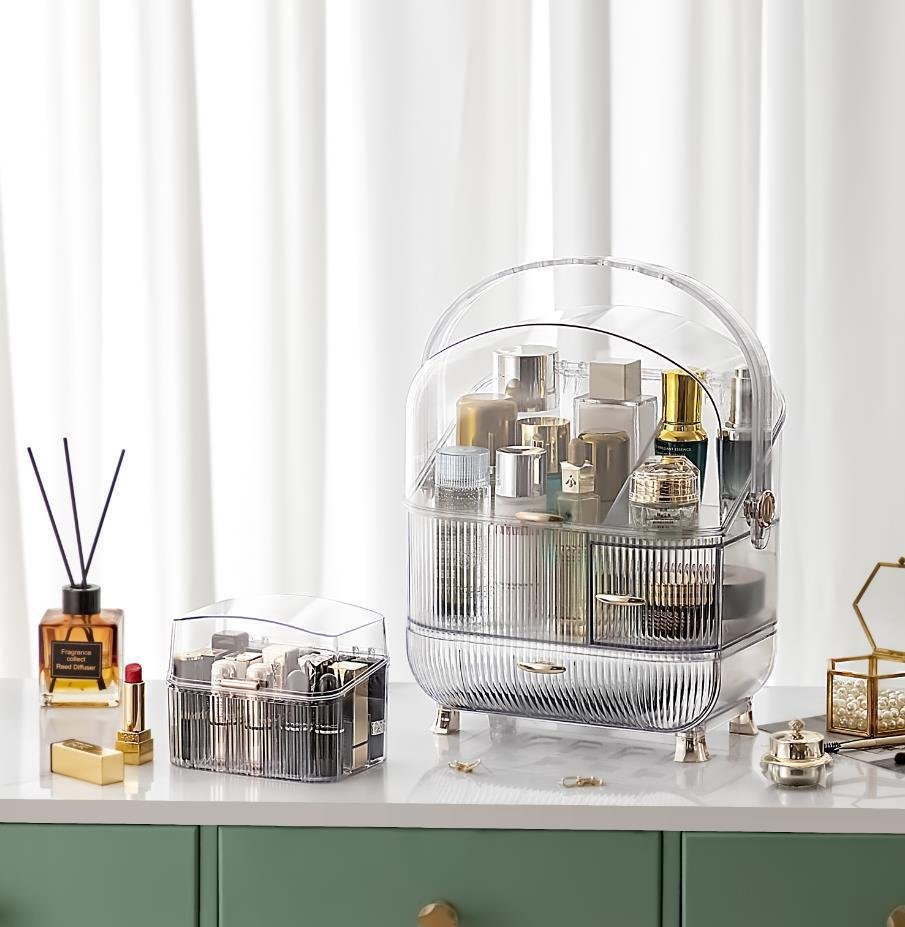 Elegant acrylic Make up storage - SHAGHAF HOME