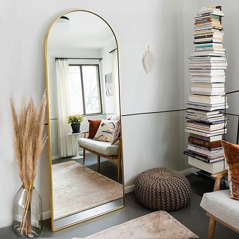 Full length arch Mirror (GOLD) - SHAGHAF HOME