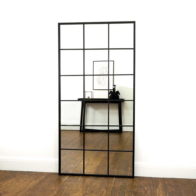 full length Rectangular window shop wall and floor mirror (180x90 CM) - SHAGHAF HOME