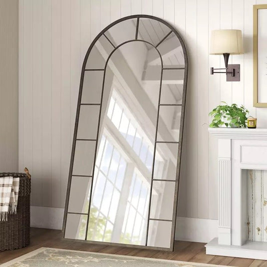 Full length Window arch Mirror (BLACK) - SHAGHAF HOME