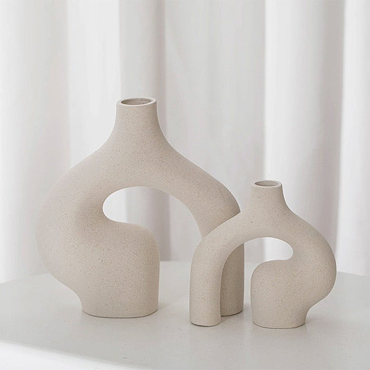 Grandee Modern ceramic vases set - SHAGHAF HOME