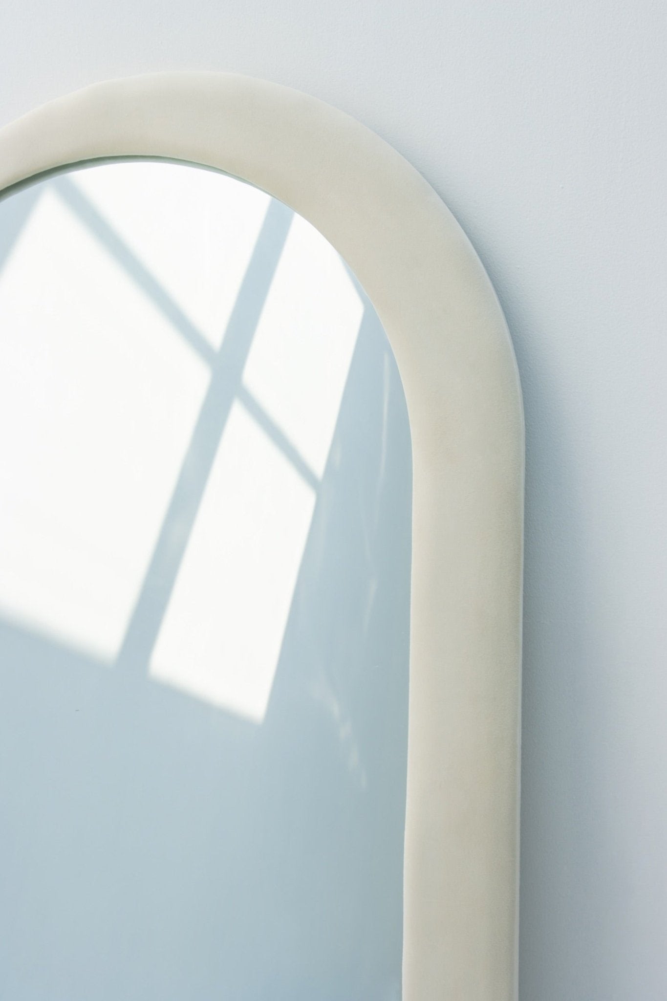 HALFY Fabric frame arch mirror - SHAGHAF HOME