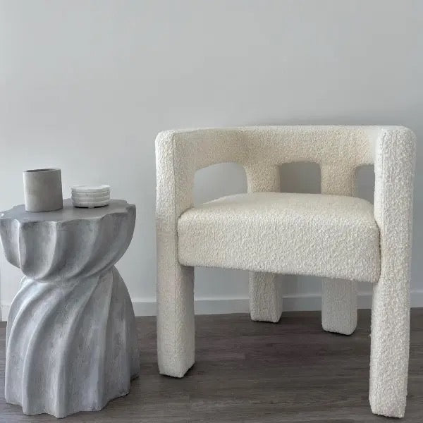 Ivory Accent Chair - SHAGHAF HOME