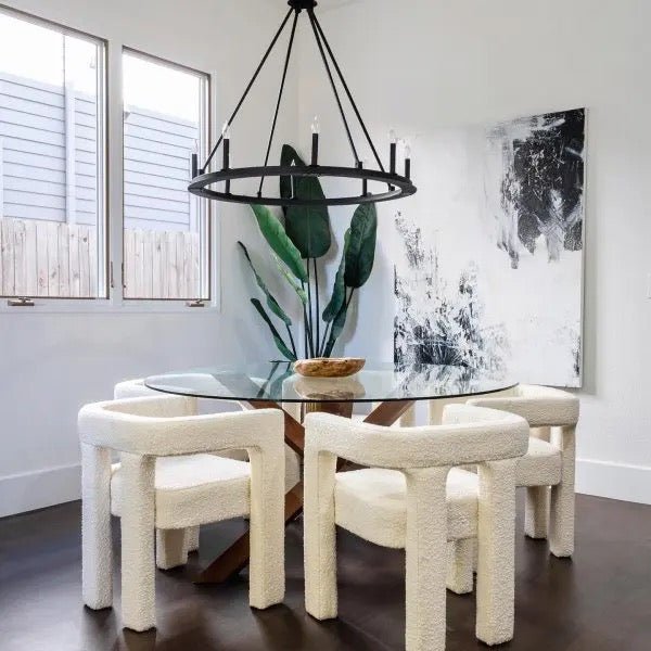 Ivory Accent Chair - SHAGHAF HOME