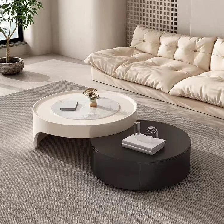 kolan wood Coffee table set - SHAGHAF HOME