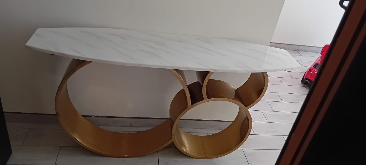 KURAN Luxury marble console table - SHAGHAF HOME
