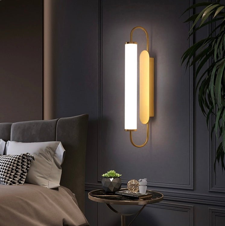 LP gold wall light - SHAGHAF HOME