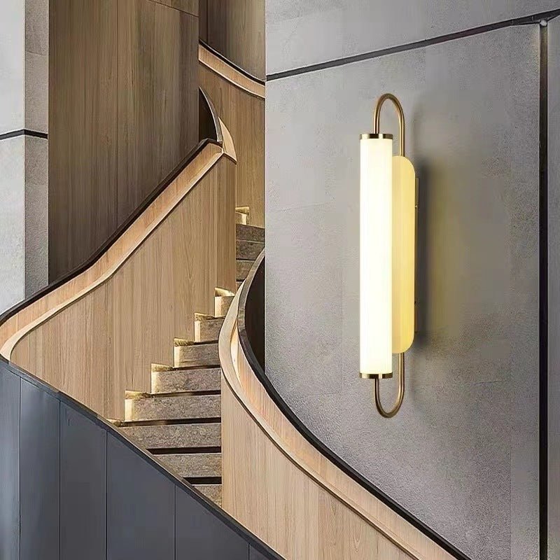 LP gold wall light - SHAGHAF HOME
