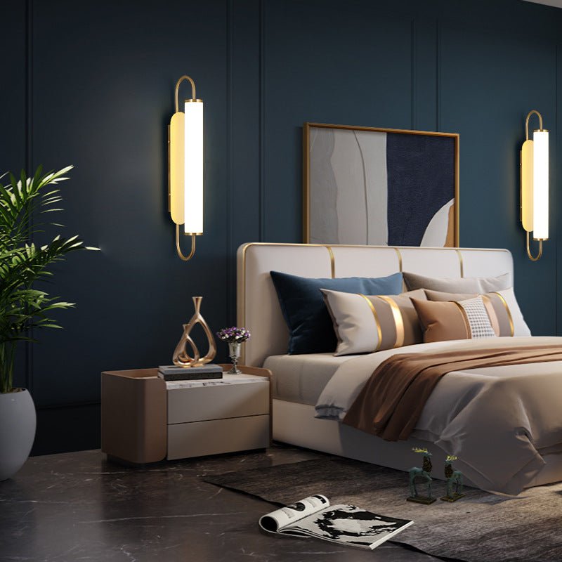 LP gold wall light - SHAGHAF HOME