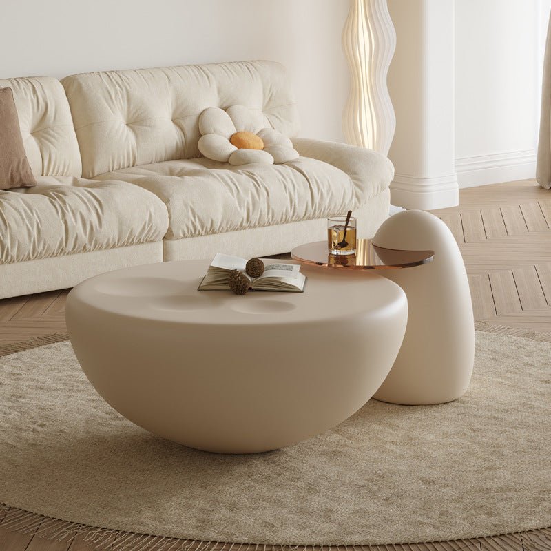 Luxury wood bamboo style coffee table - SHAGHAF HOME