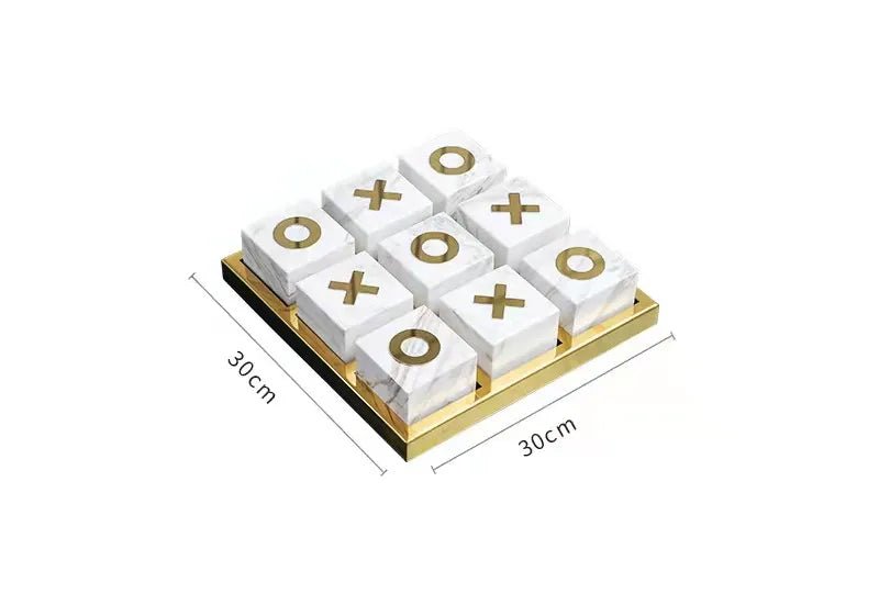 Marble Tic Tac Toe Game - SHAGHAF HOME