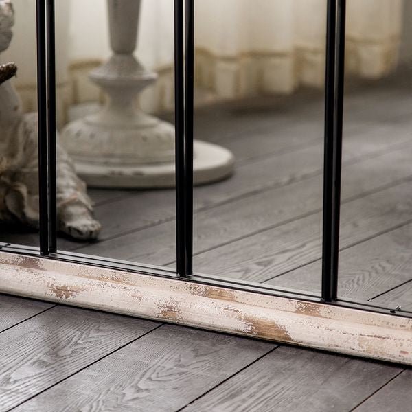 Med Century original wood arch Mirror - SHAGHAF HOME