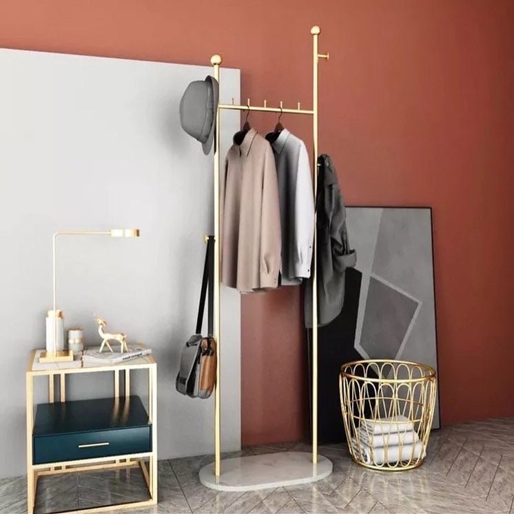 Melos clothes RACK with marble base - SHAGHAF HOME
