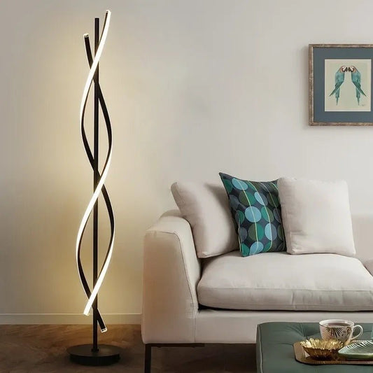Metal Linear Shape Floor Lamp Modern Style - SHAGHAF HOME