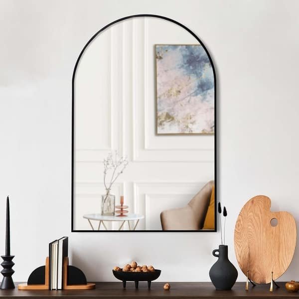 Mini arch wall mirror (BLACK) - SHAGHAF HOME