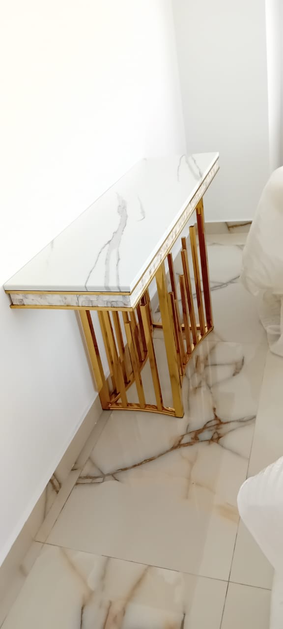 Minimalist Marble console table - SHAGHAF HOME