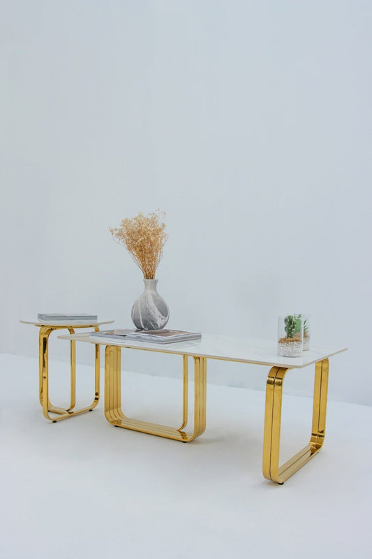 Minimalist style coffee table set - SHAGHAF HOME