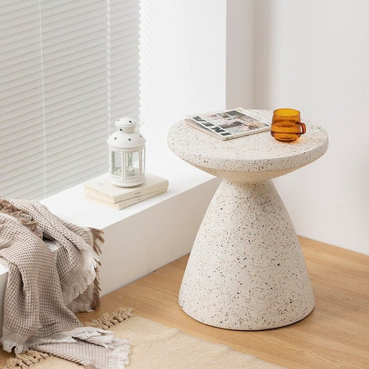 Minimalist white side table - SHAGHAF HOME