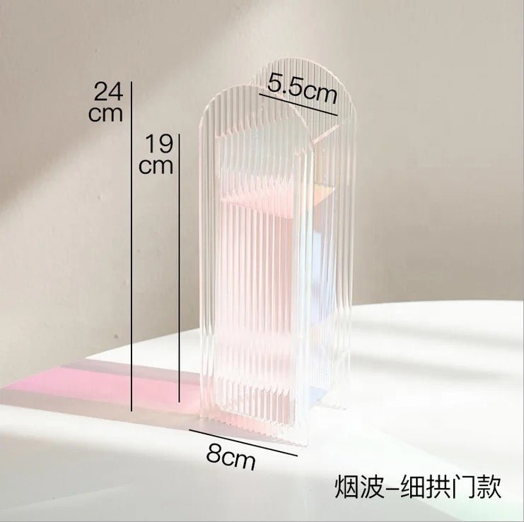 Modern acrylic transparent vases SET ( 2 vases ) - SHAGHAF HOME