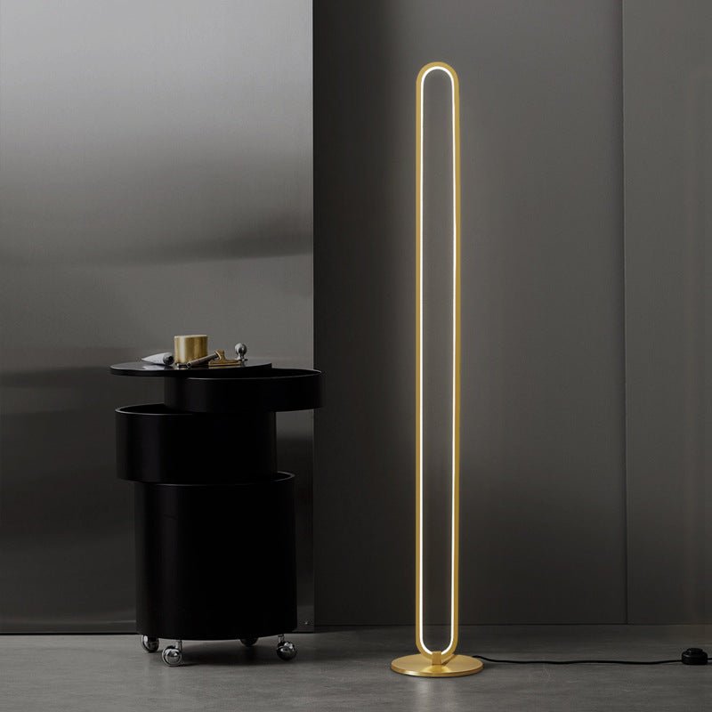 Montaro golden LED floor lamp - SHAGHAF HOME