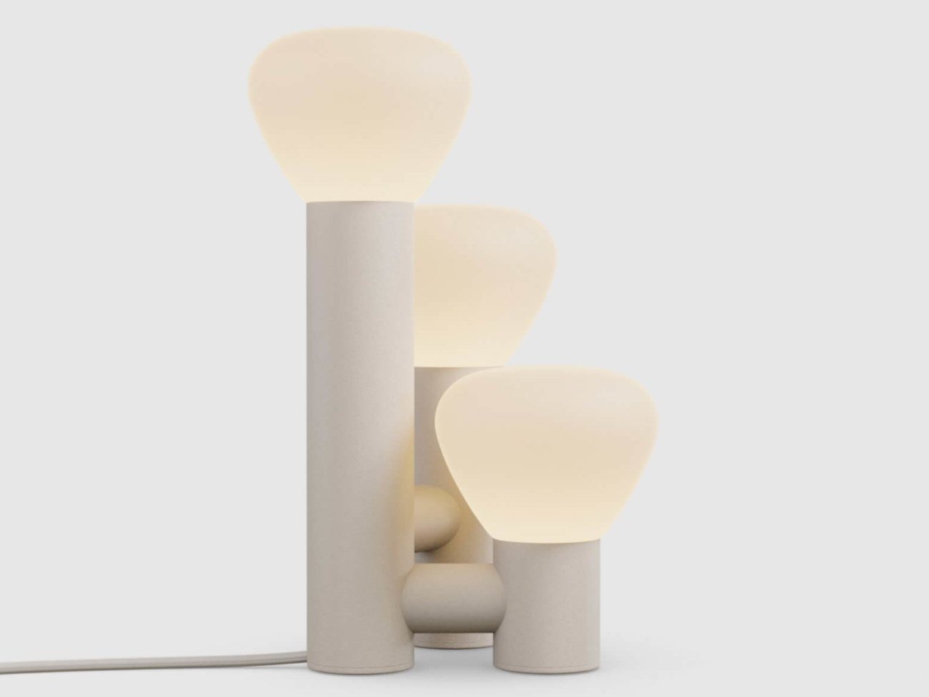 Morel Modern white table lamp - SHAGHAF HOME
