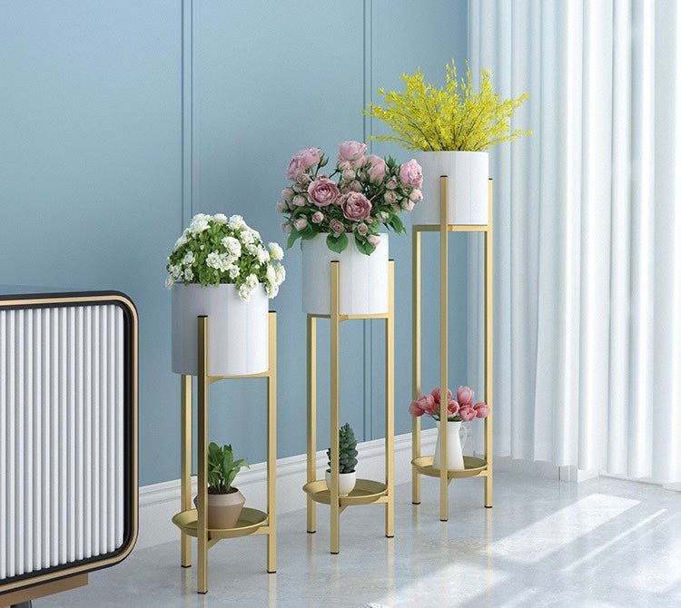 Moro plant pot stands set - SHAGHAF HOME