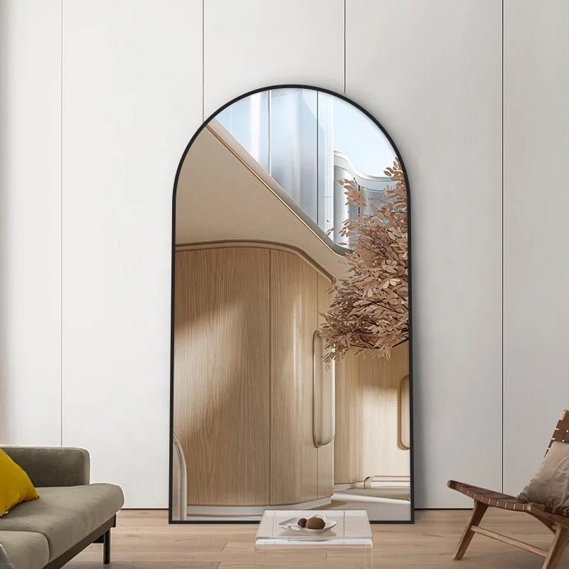 Over size aluminum Arch Mirror (3 sizes) - SHAGHAF HOME