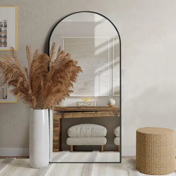 Over size aluminum Arch Mirror (3 sizes) - SHAGHAF HOME