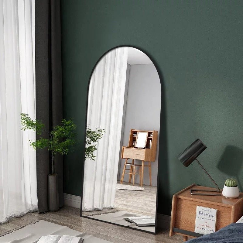 Over size aluminum Arch Mirror (3 sizes) - SHAGHAF HOME