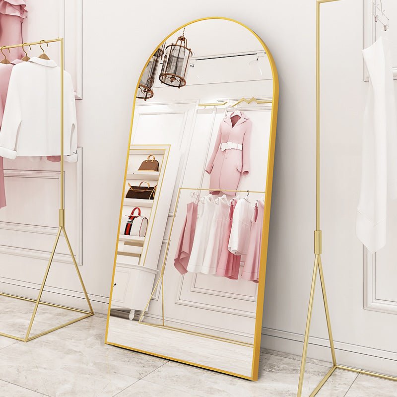 Oversize arch Mirror gold frame (2 sizes) - SHAGHAF HOME