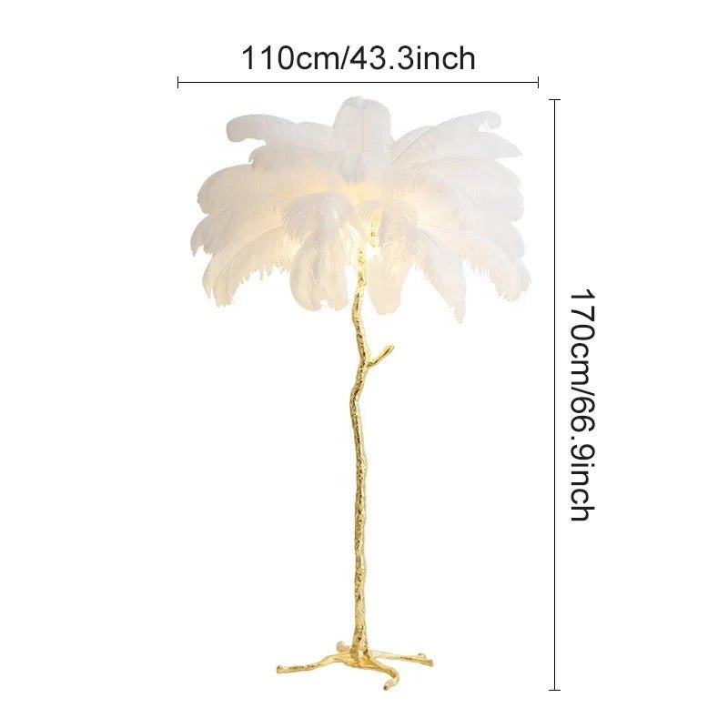 Palm tree floor lamp - SHAGHAF HOME